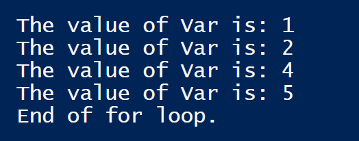 The if statement is triggered when the value of the variable is equal to 3