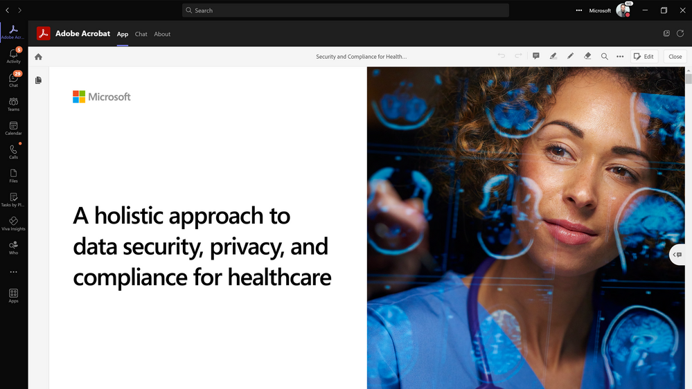Microsoft Teams Gets Adobe Acrobat Integration for Managing PDFs