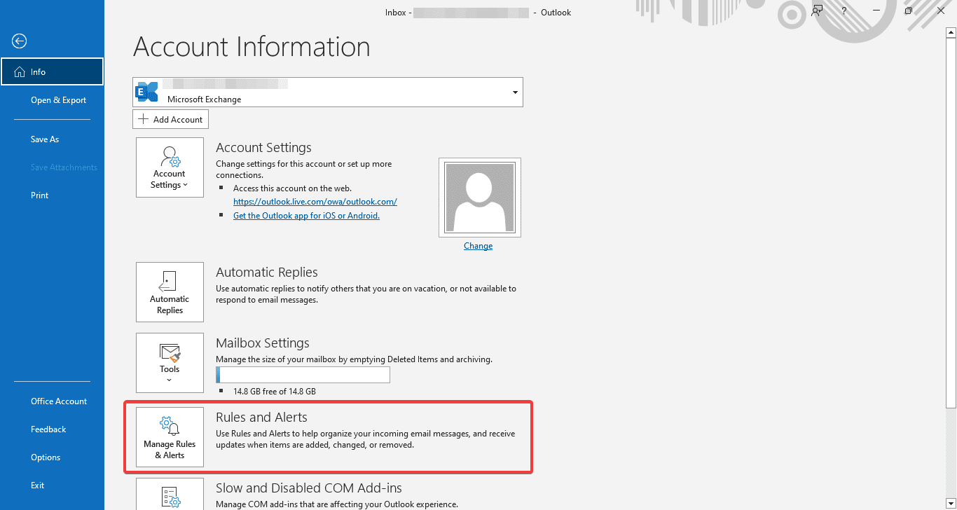 out of office in new outlook