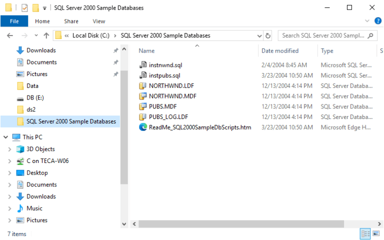 SQL Server Essentials: SQL Server Sample Databases | Petri