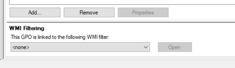 Using the WMI Filtering capability is straightforward