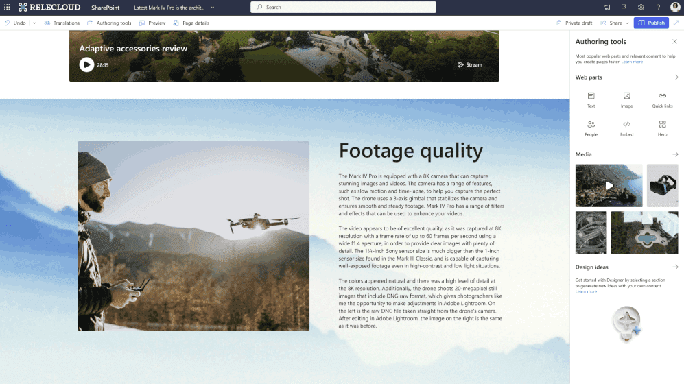 Microsoft announces new copilot experience in sharepoint